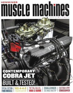 HEMMINGS MUSCLE MACHINES 2019 AUG - COBRA JET, '65 442, IROC Z GUIDE, 383 MAG